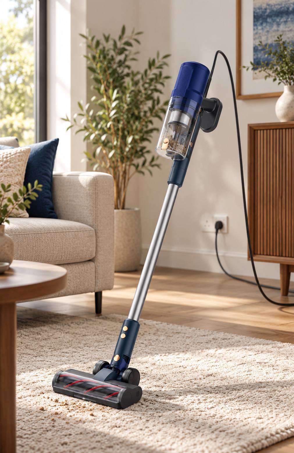 Test storage in the real cleaning route